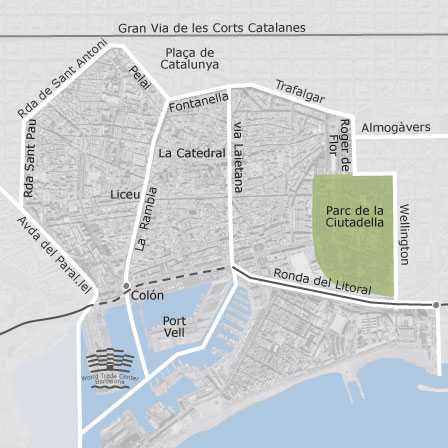 mapa barcelona ciutat Mapa de Ciutat Vella, Barcelona — idealista