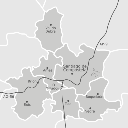 Mapa De Santiago A Coruna Idealista