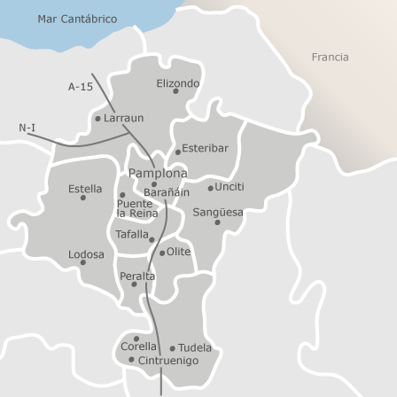 Mappa Di Navarra Provincia Comuni Con Annunci Di Case In Vendita Idealista