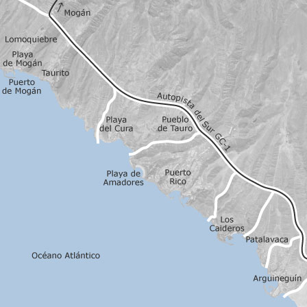 girasol Abastecer Restringido Mapa de Mogán, Las Palmas — idealista